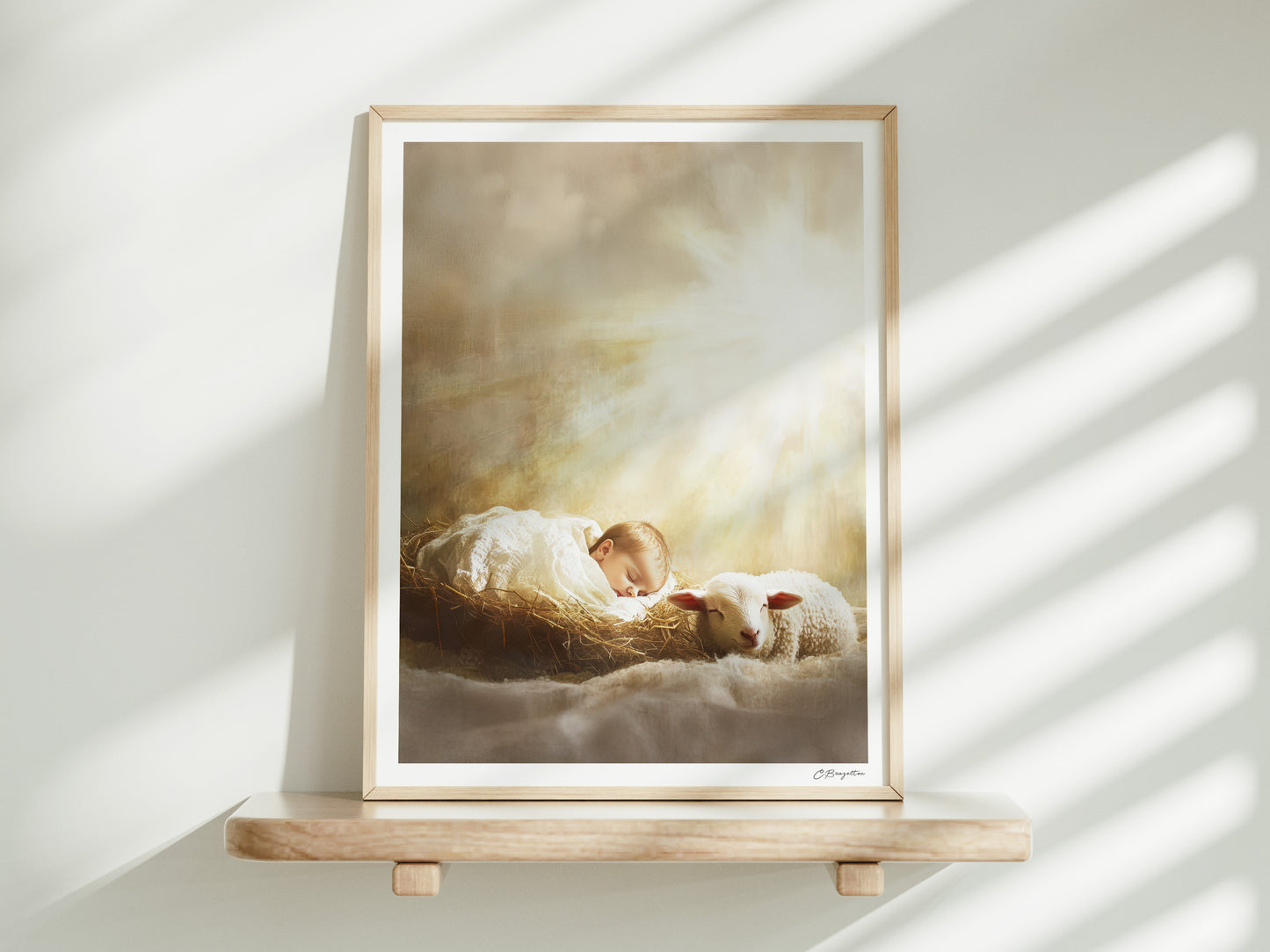 Behold the Lamb | Signed Handmade Art Print