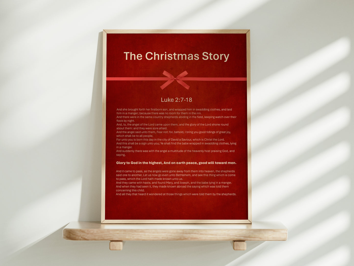 The Christmas Story | Fine Art Print