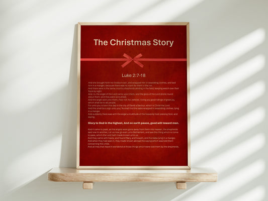 The Christmas Story | Fine Art Print