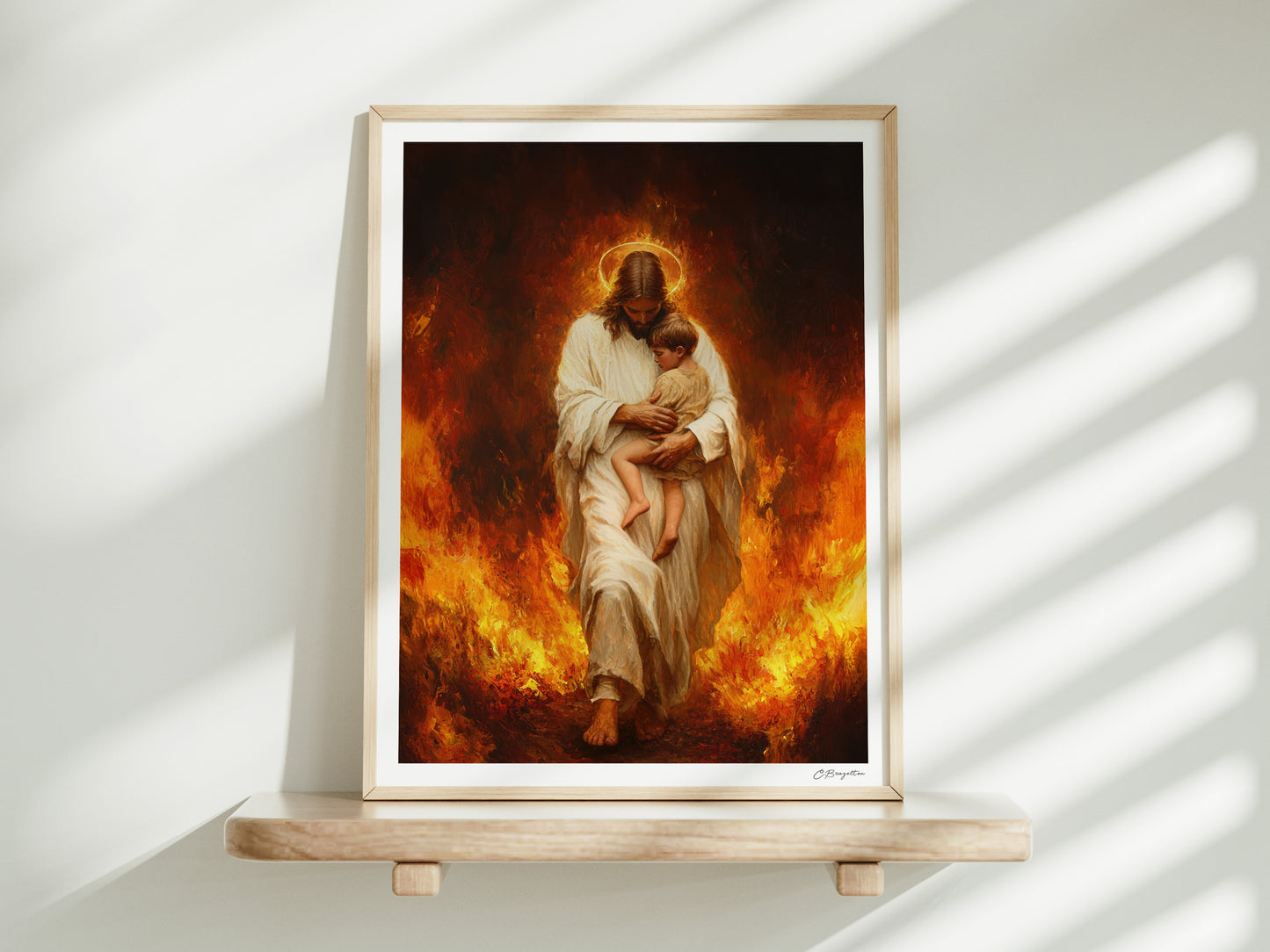 Faith in Fire | Signed Handmade Art Print