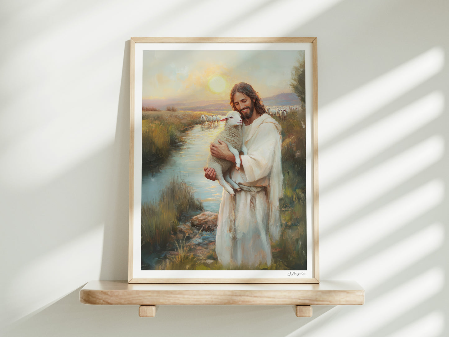 The Good Shepherd #4 | Signed Handmade Art Print