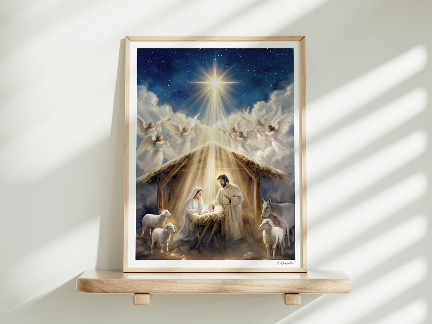 Heaven Came Down #2 | Signed Handmade Art Print