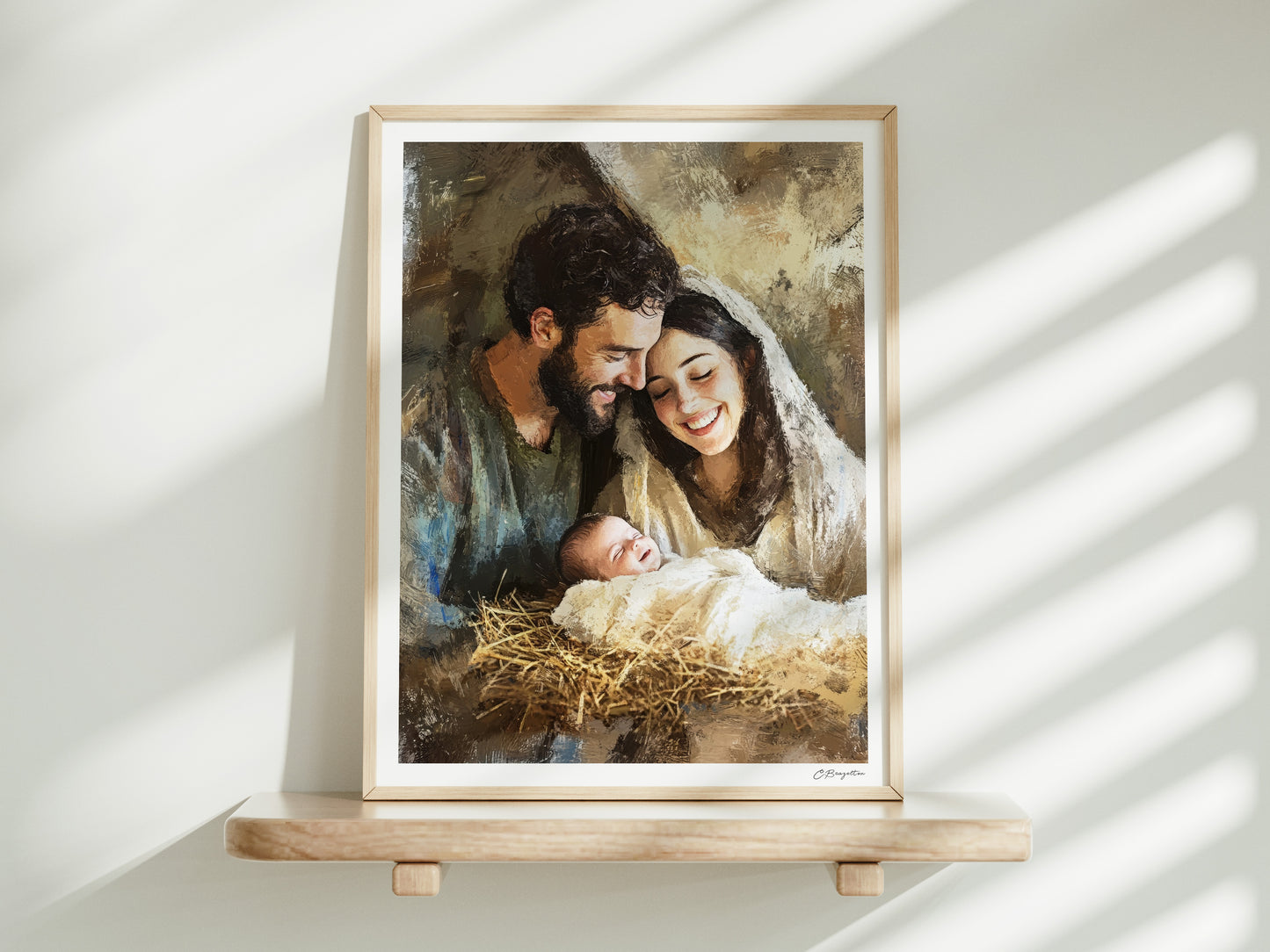 Holy Family | Signed Handmade Art Print