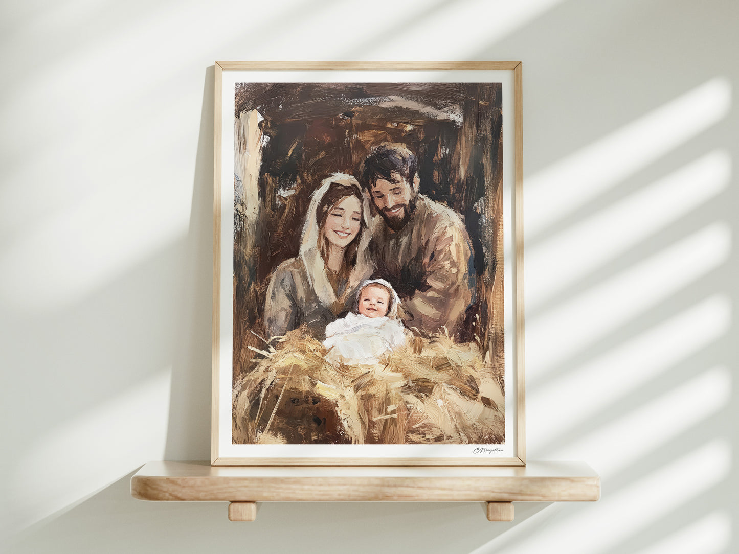 Holy Family #2 | Signed Handmade Art Print