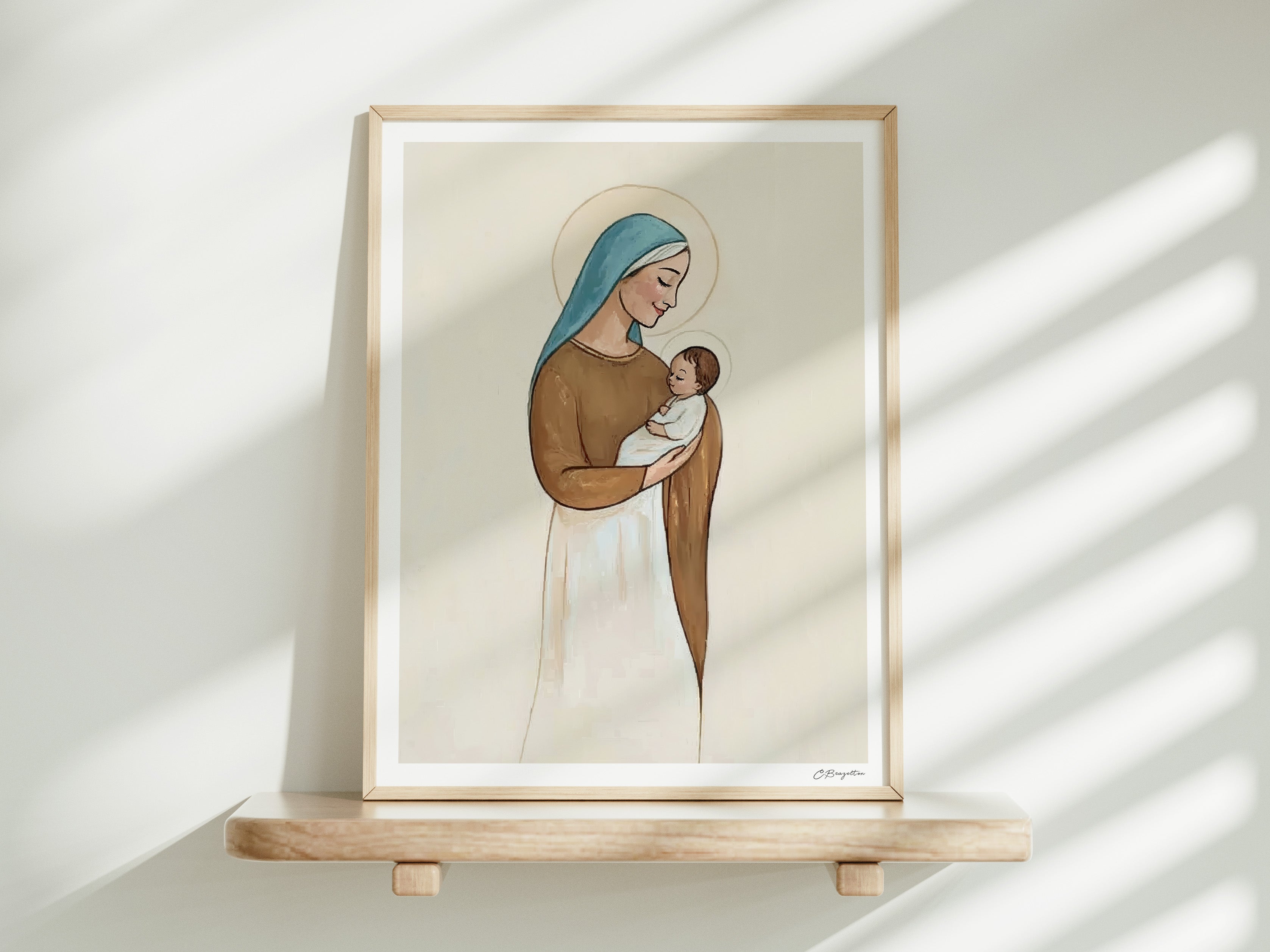 In Her Heart | Signed Handmade Art Print – The Painted Gospel