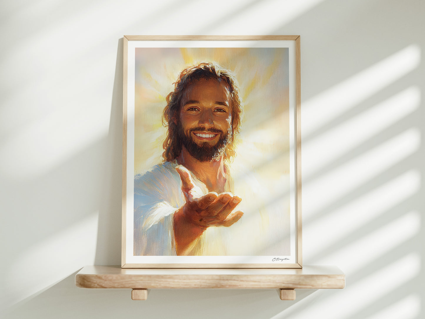 Look Unto Christ #3 | Signed Handmade Art Print