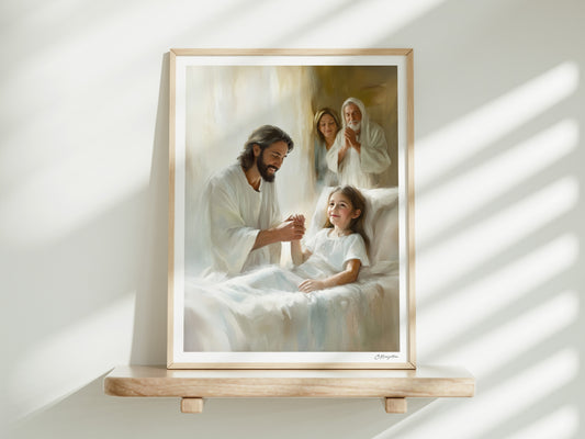 Resurrection and Life | Signed Handmade Art Print