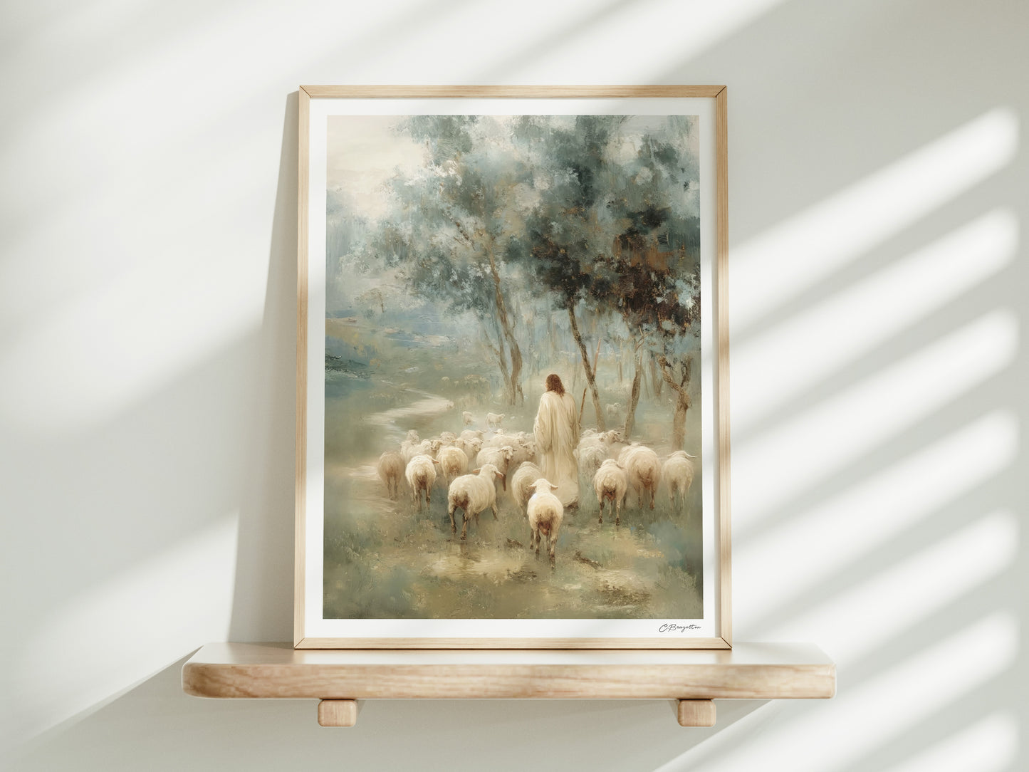 Safe in His Care #5 | Signed Handmade Art Print