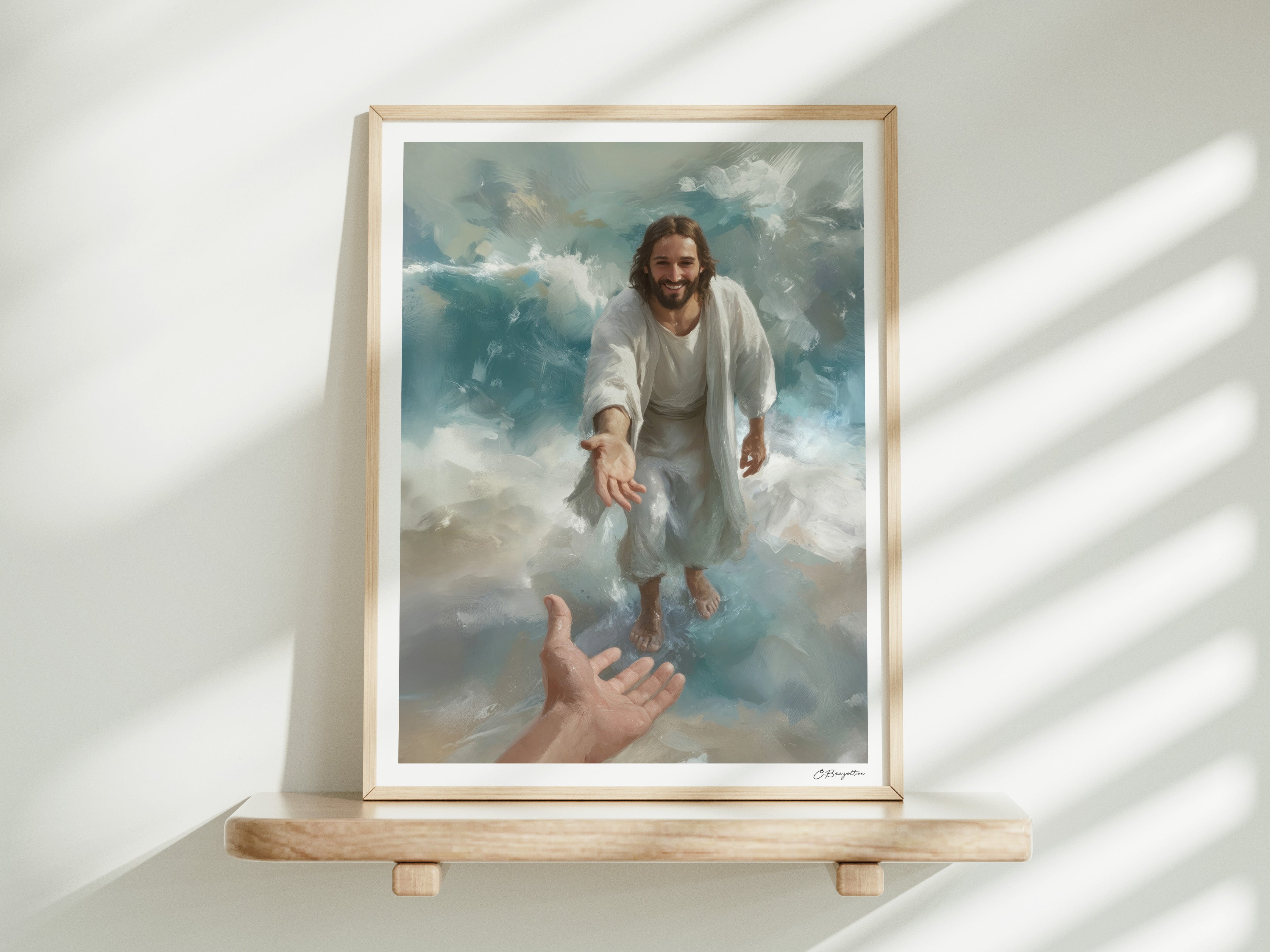 Save Me | Signed Handmade Art Print – The Painted Gospel