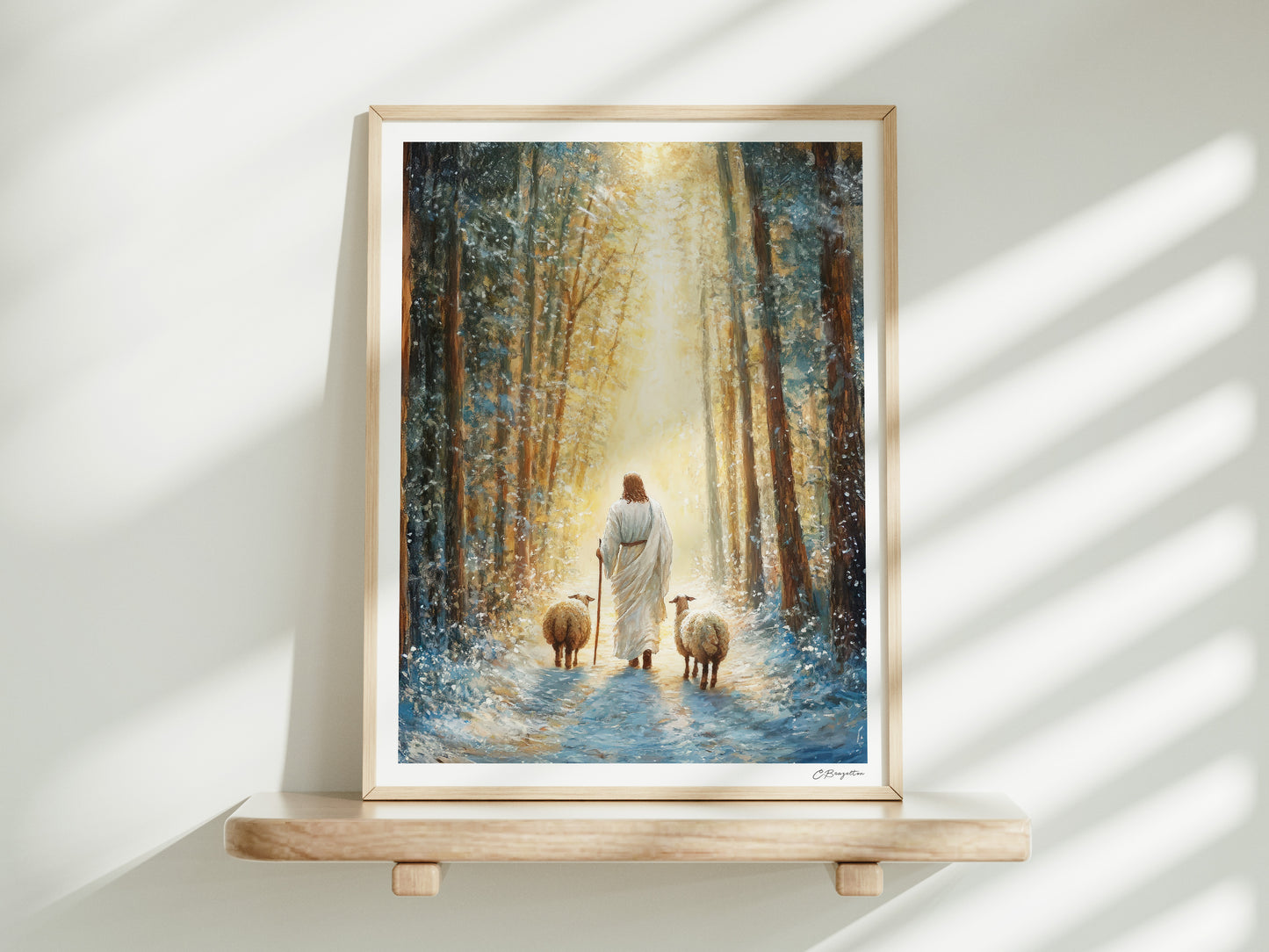 Shepherd's Light | Signed Handmade Art Print