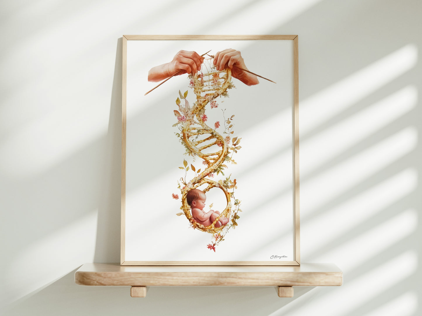 Wonderfully Made | Signed Handmade Art Print