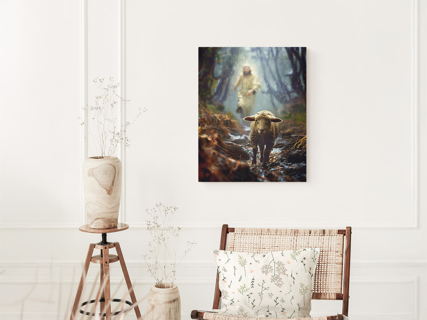 Shepherd in the Storm #2 | Canvas Artwork