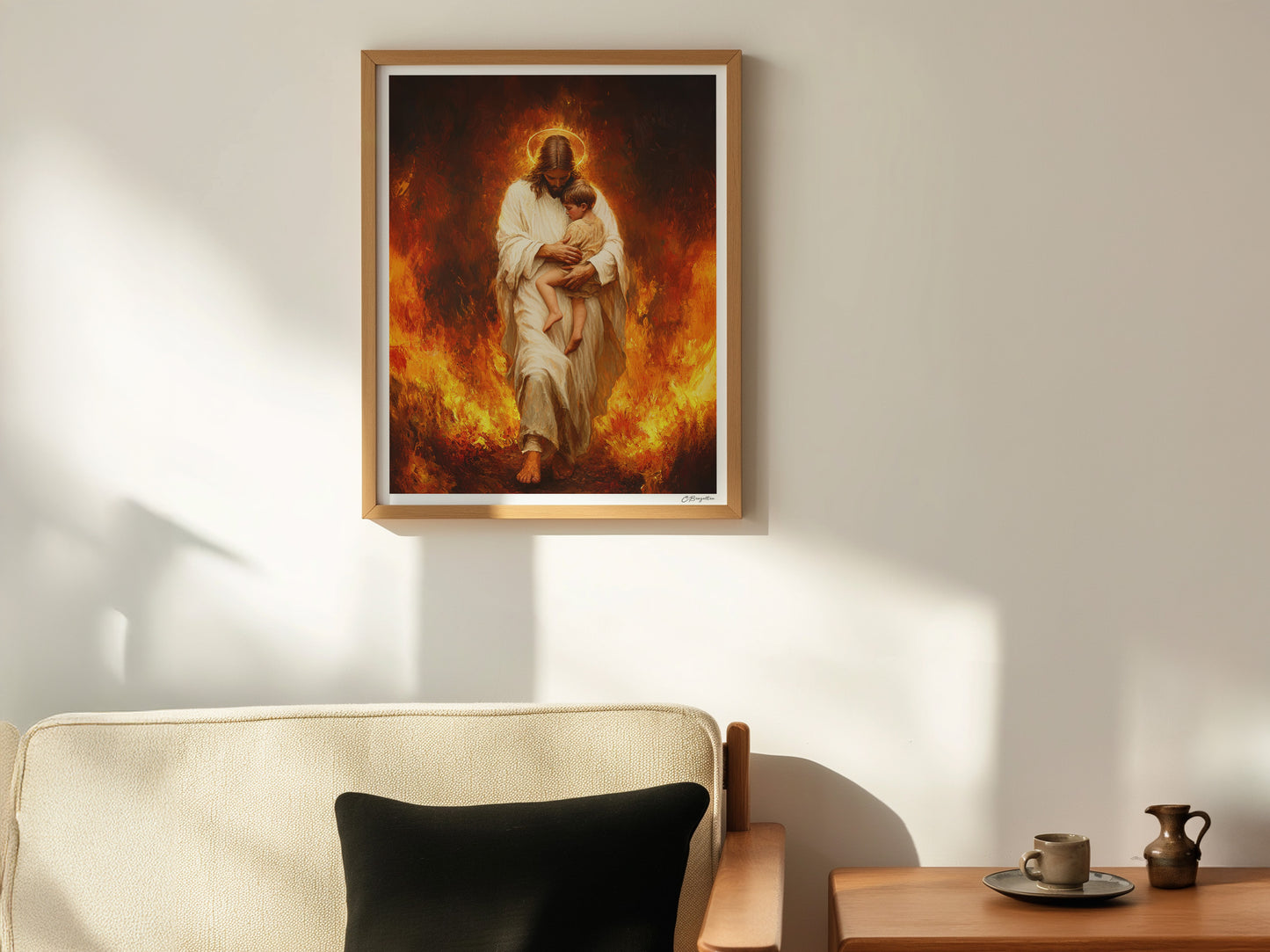 Faith in Fire | Signed Handmade Art Print