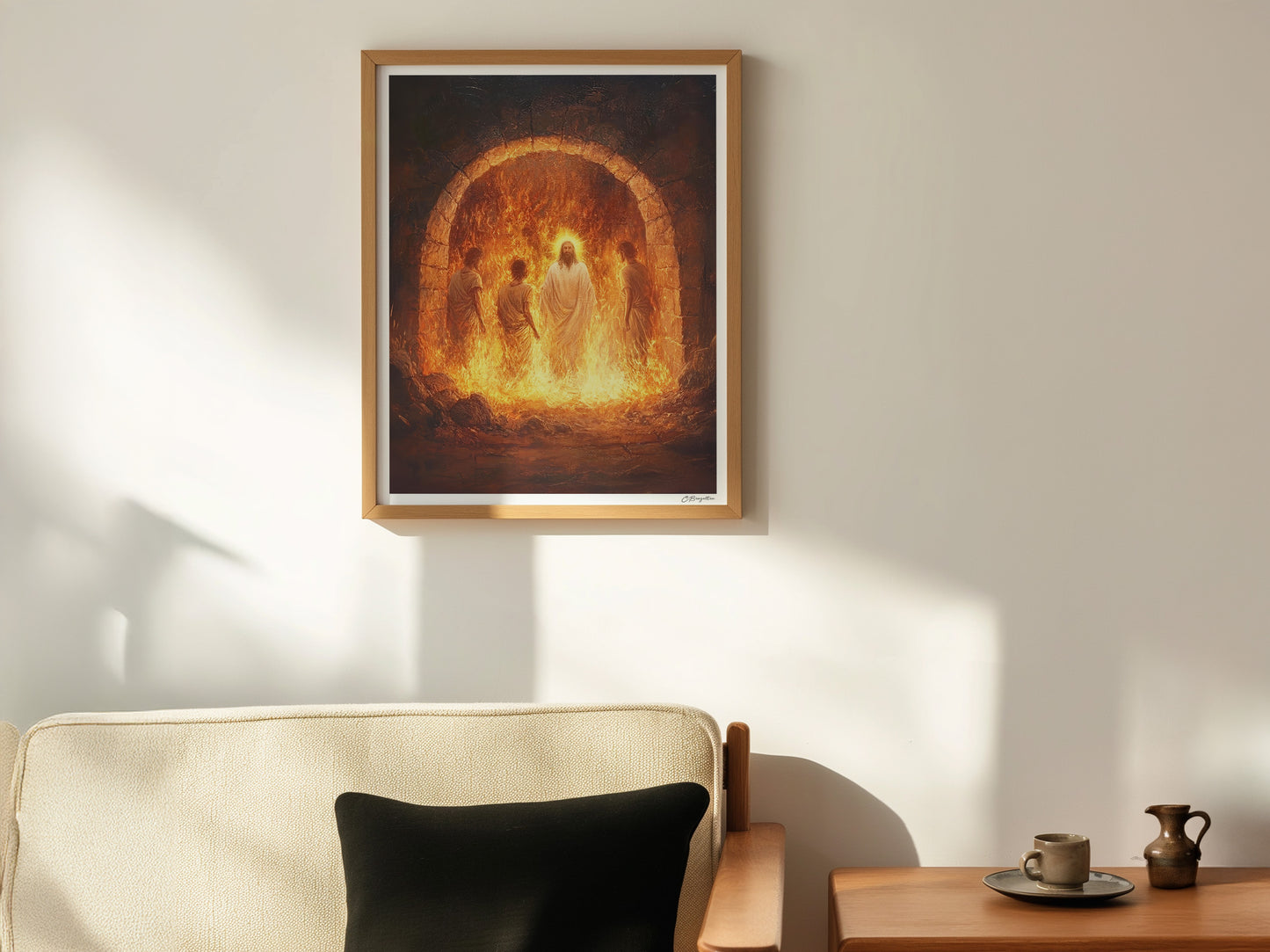 Faith Over Fire #2 | Signed Handmade Art Print