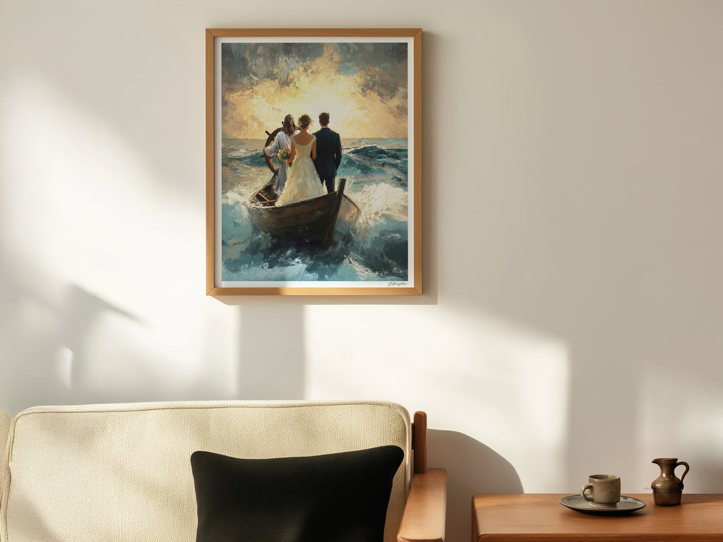 Guided by Him | Framed Art Print