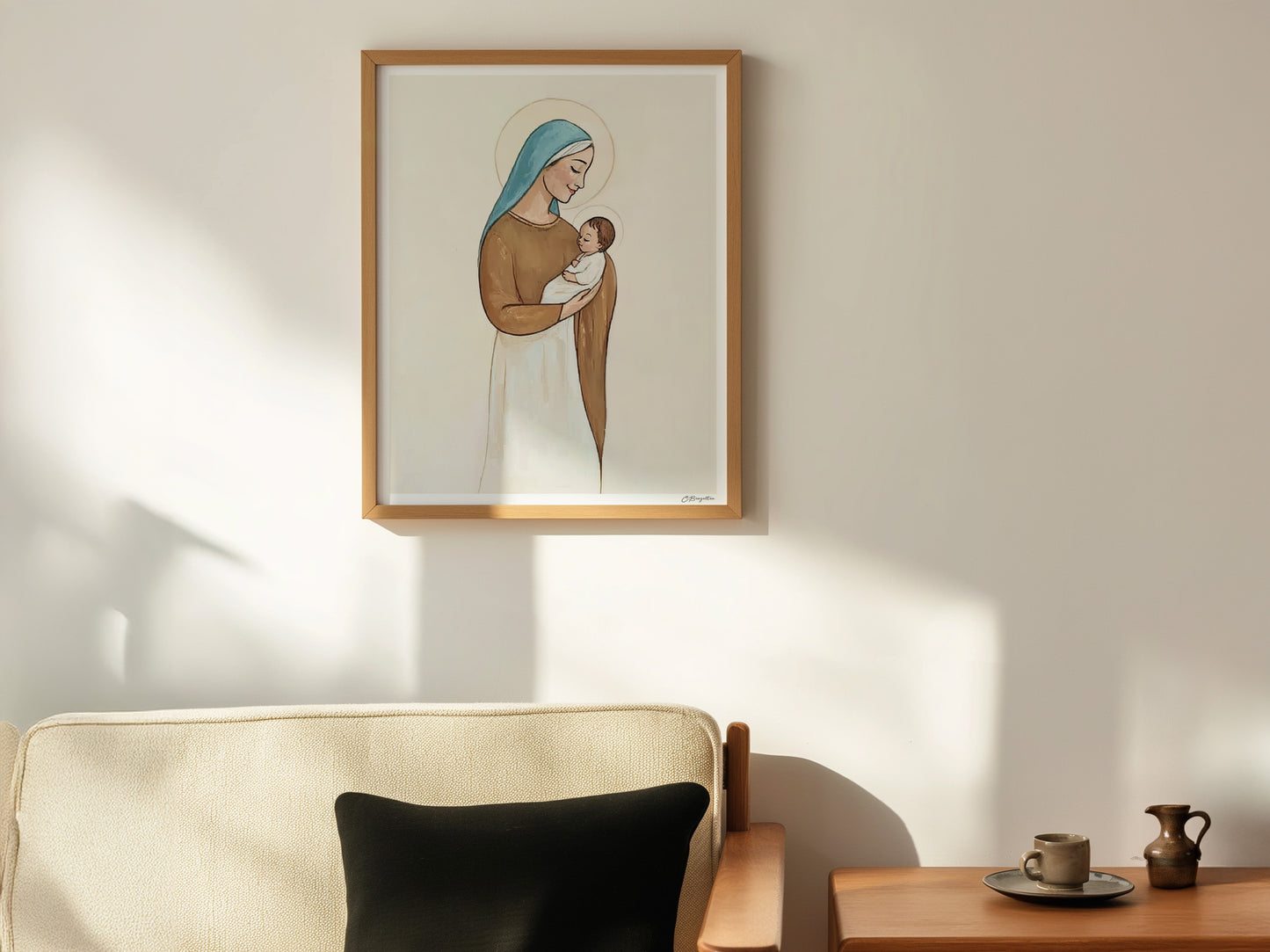 In Her Heart | Signed Handmade Art Print