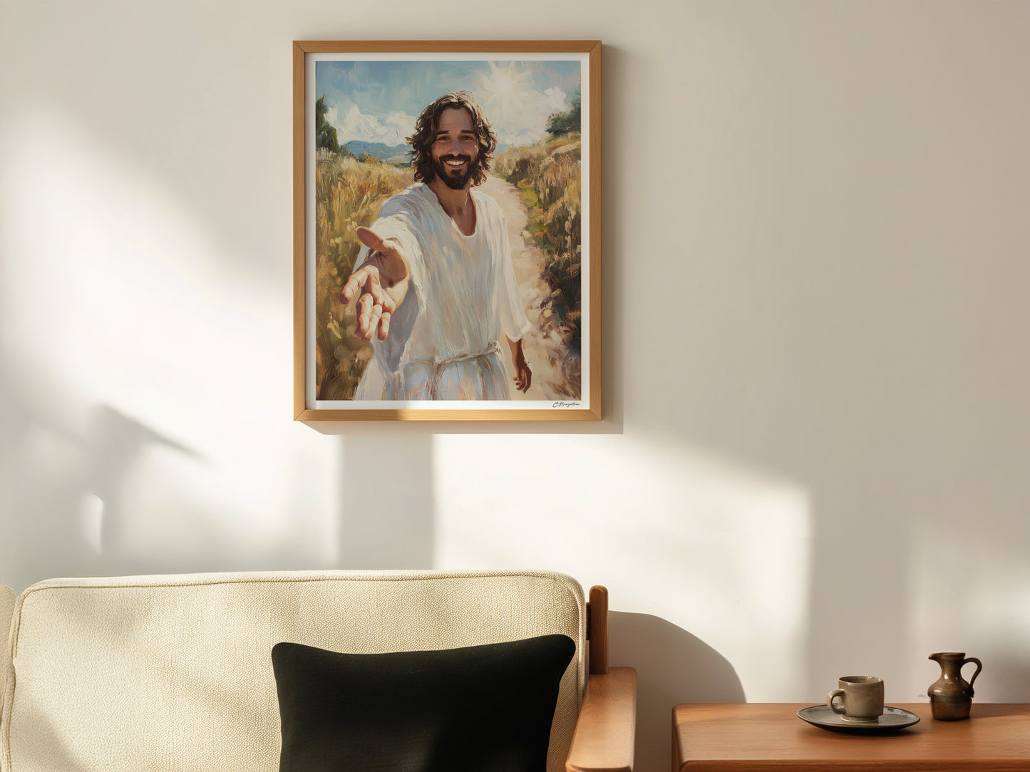 Look Unto Christ | Signed Handmade Art Print