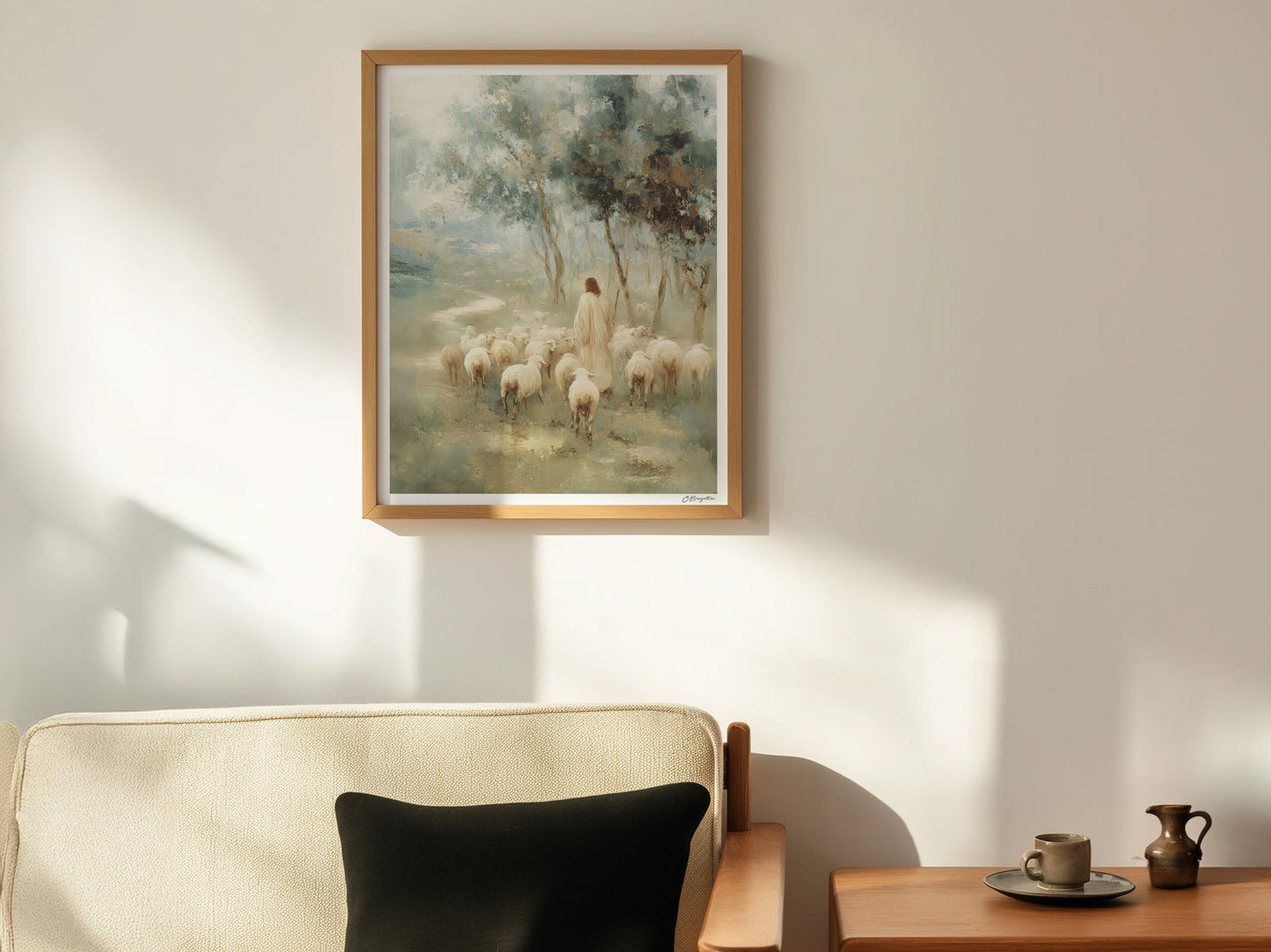 Safe in His Care #5 | Signed Handmade Art Print