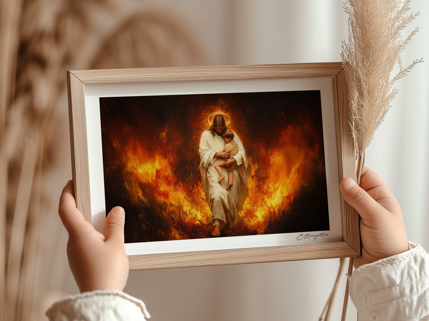 Faith in Fire | Signed Handmade Art Print