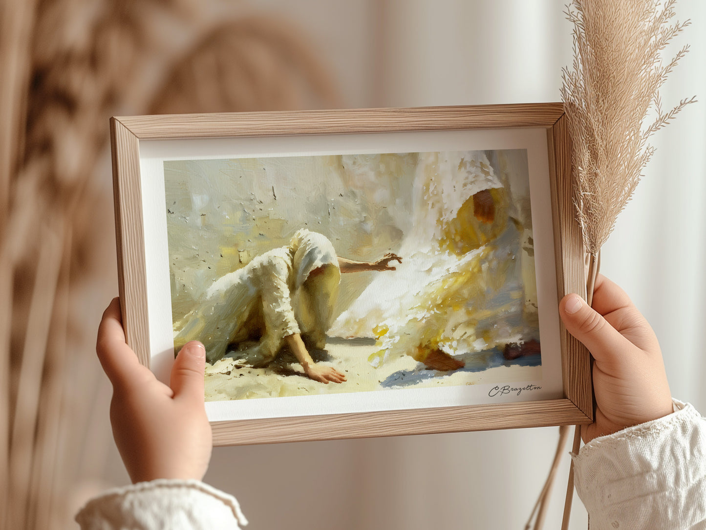 Faith in Him | Framed Art Print