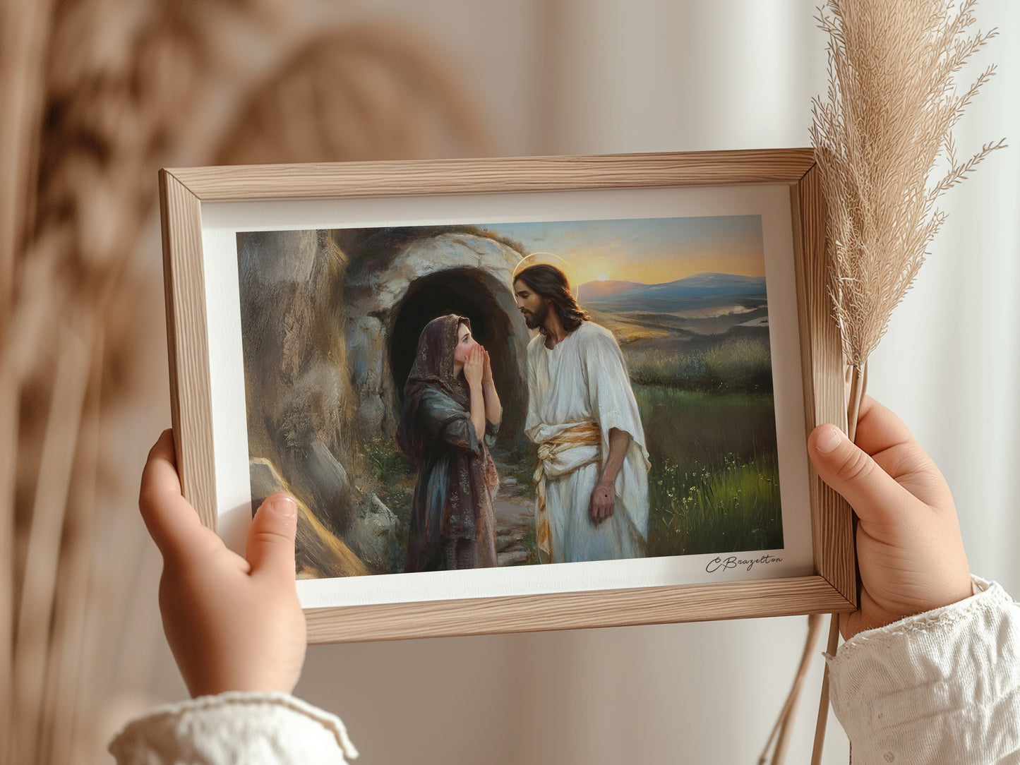 My Redeemer Lives | Signed Handmade Art Print