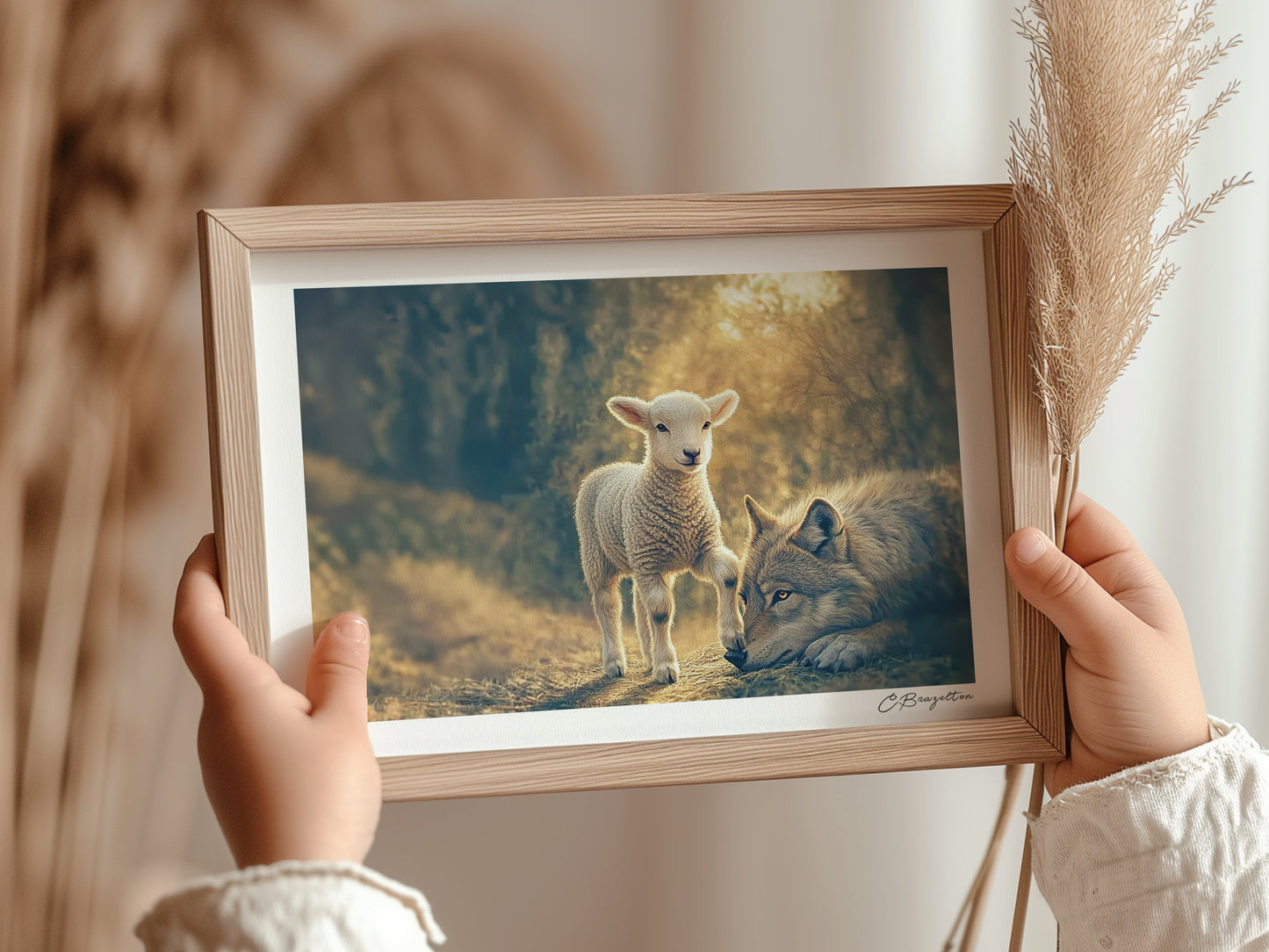 Under His Feet | Signed Handmade Art Print