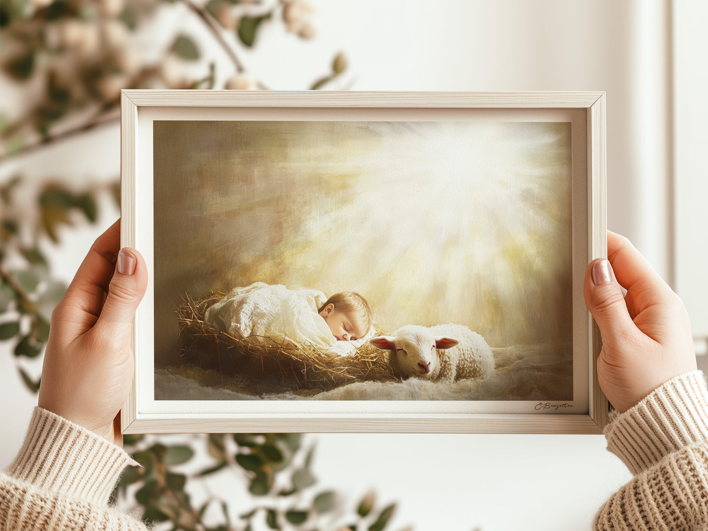 Behold the Lamb | Signed Handmade Art Print