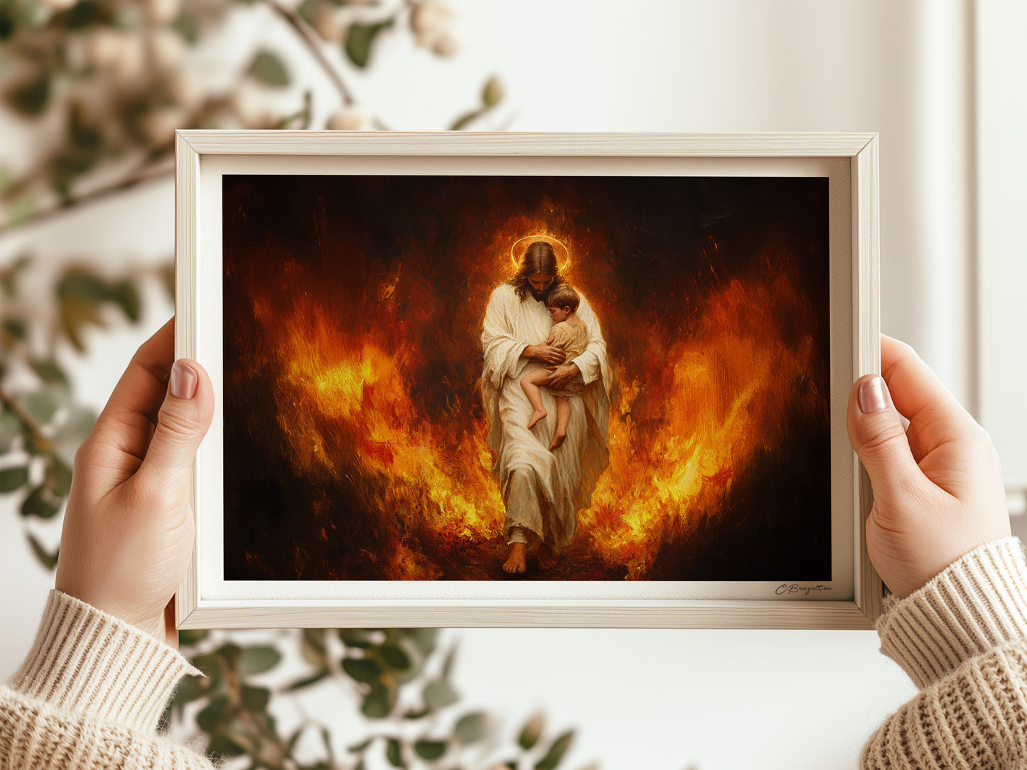 Faith in Fire | Signed Handmade Art Print