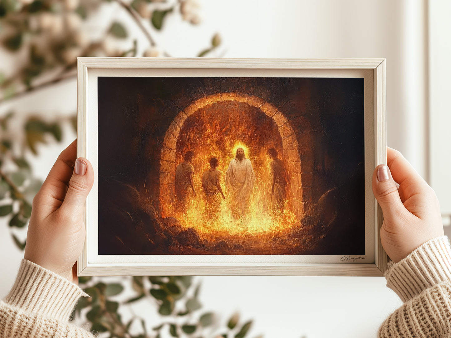 Faith Over Fire #2 | Signed Handmade Art Print