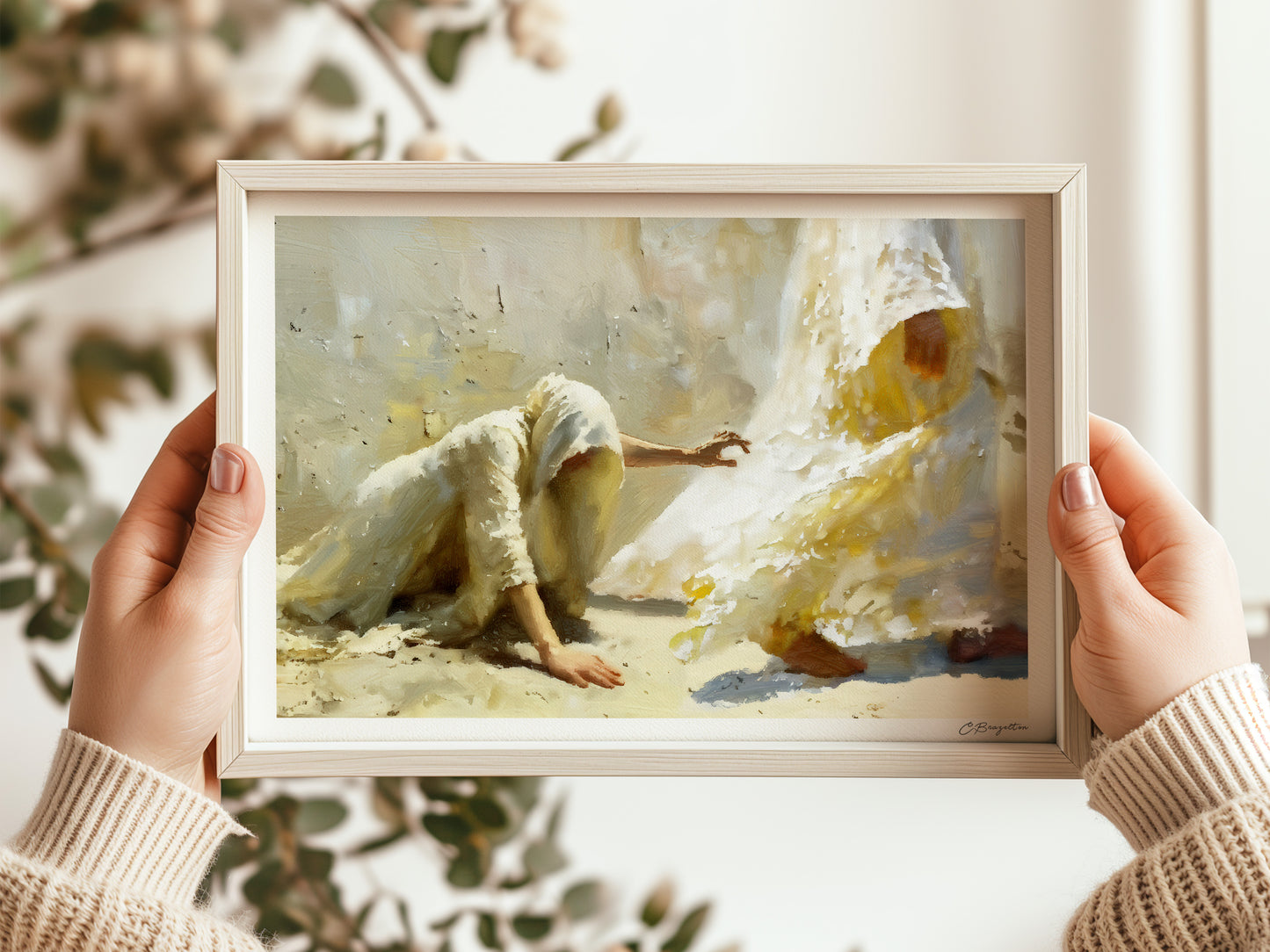 Faith in Him | Framed Art Print