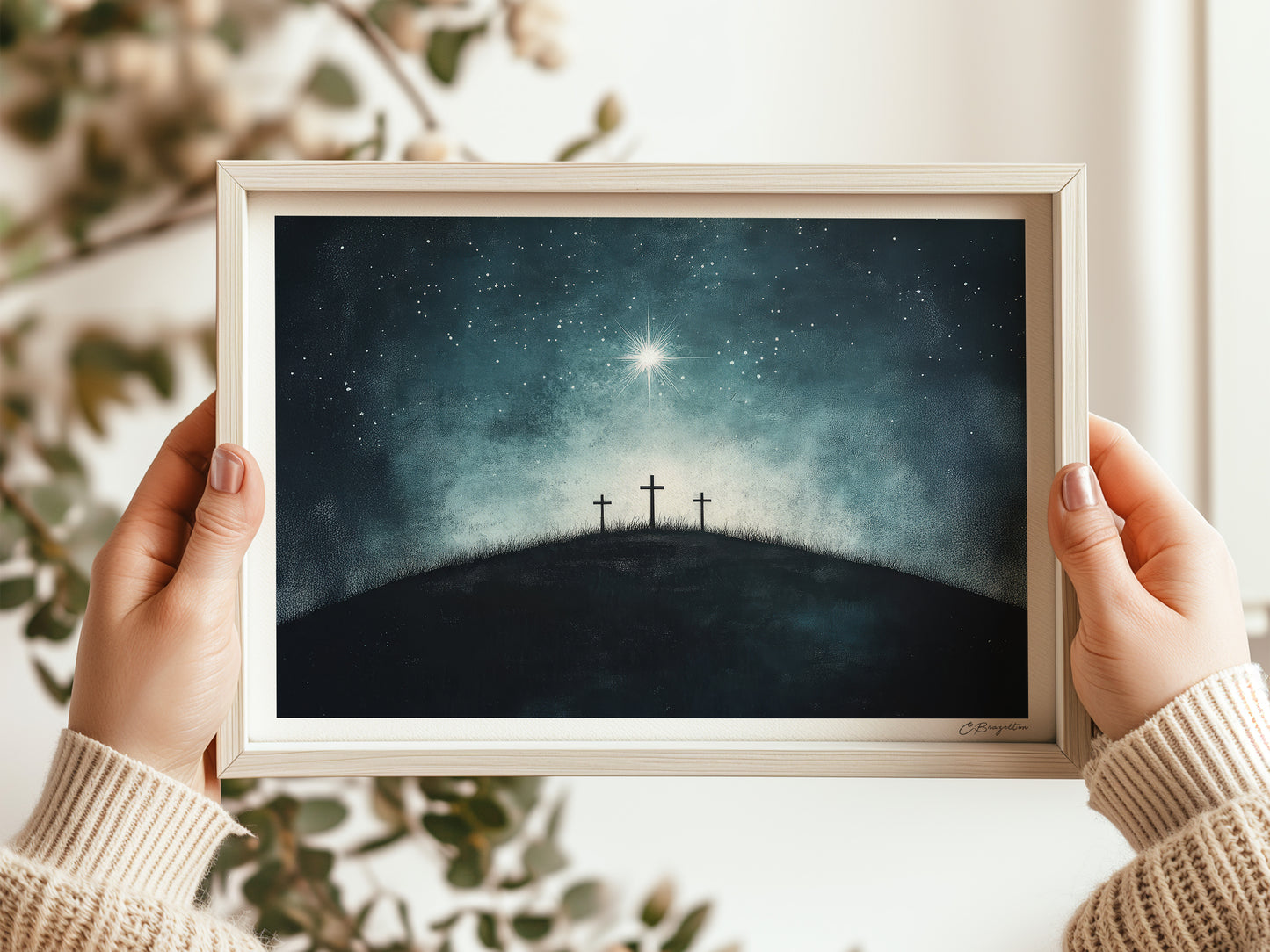 Heaven Came Down | Signed Handmade Art Print