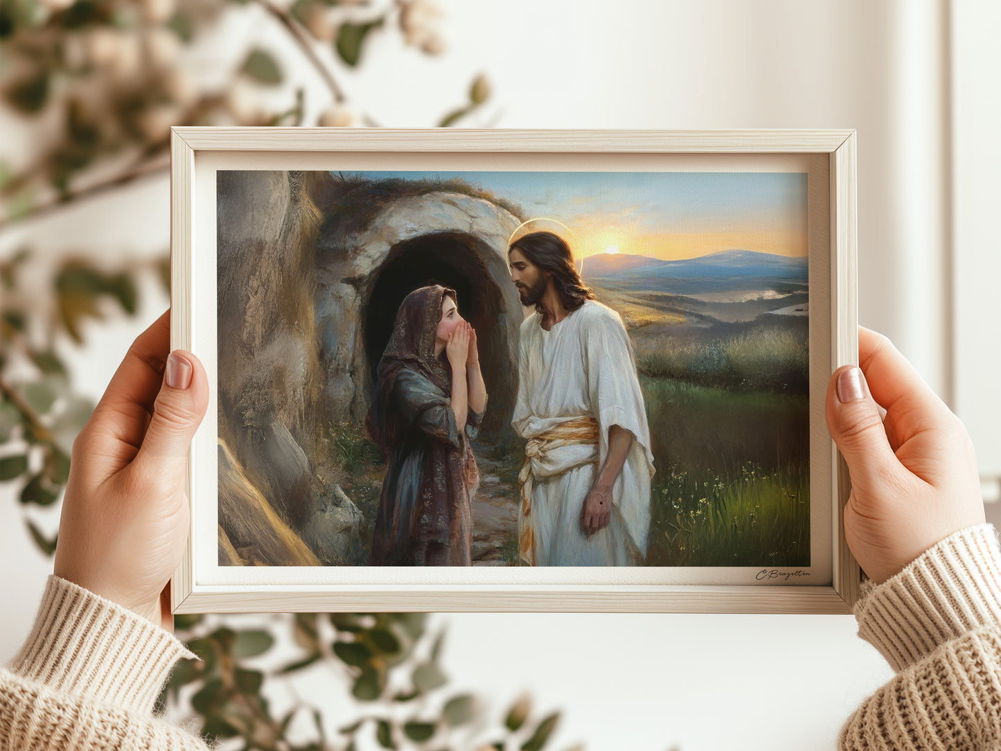 My Redeemer Lives | Signed Handmade Art Print