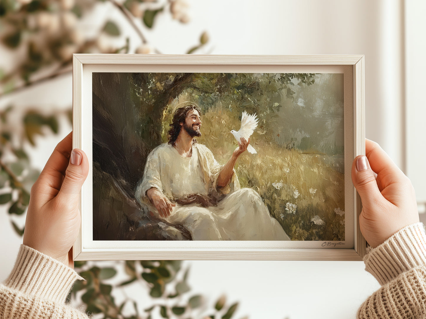 Peace in Christ | Signed Handmade Art Print