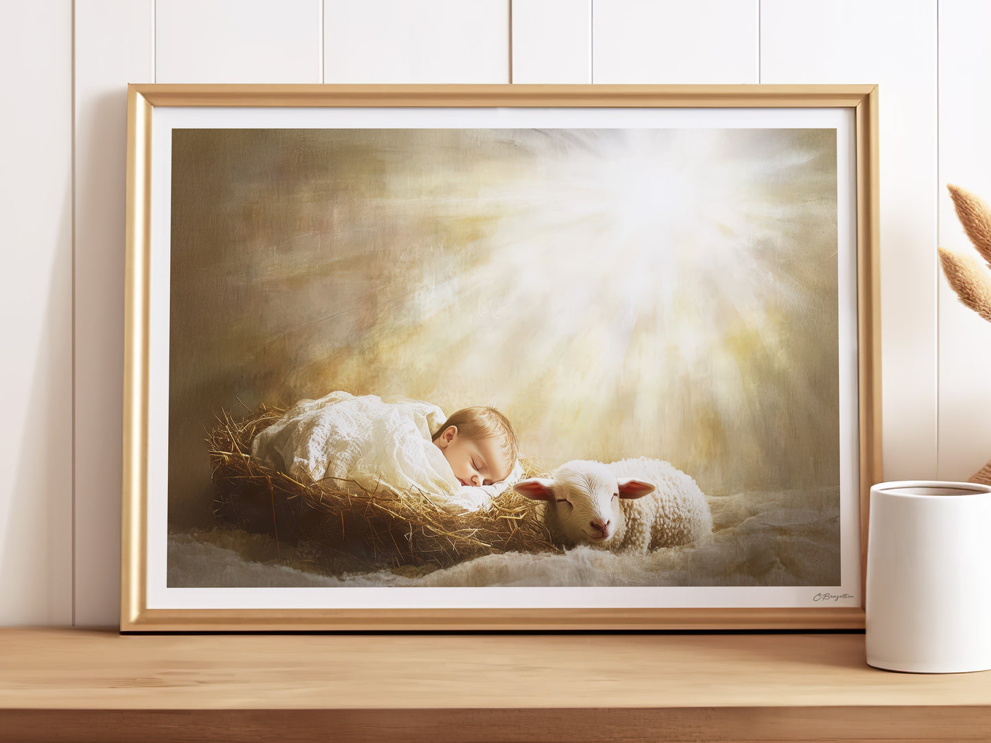 Behold the Lamb | Signed Handmade Art Print