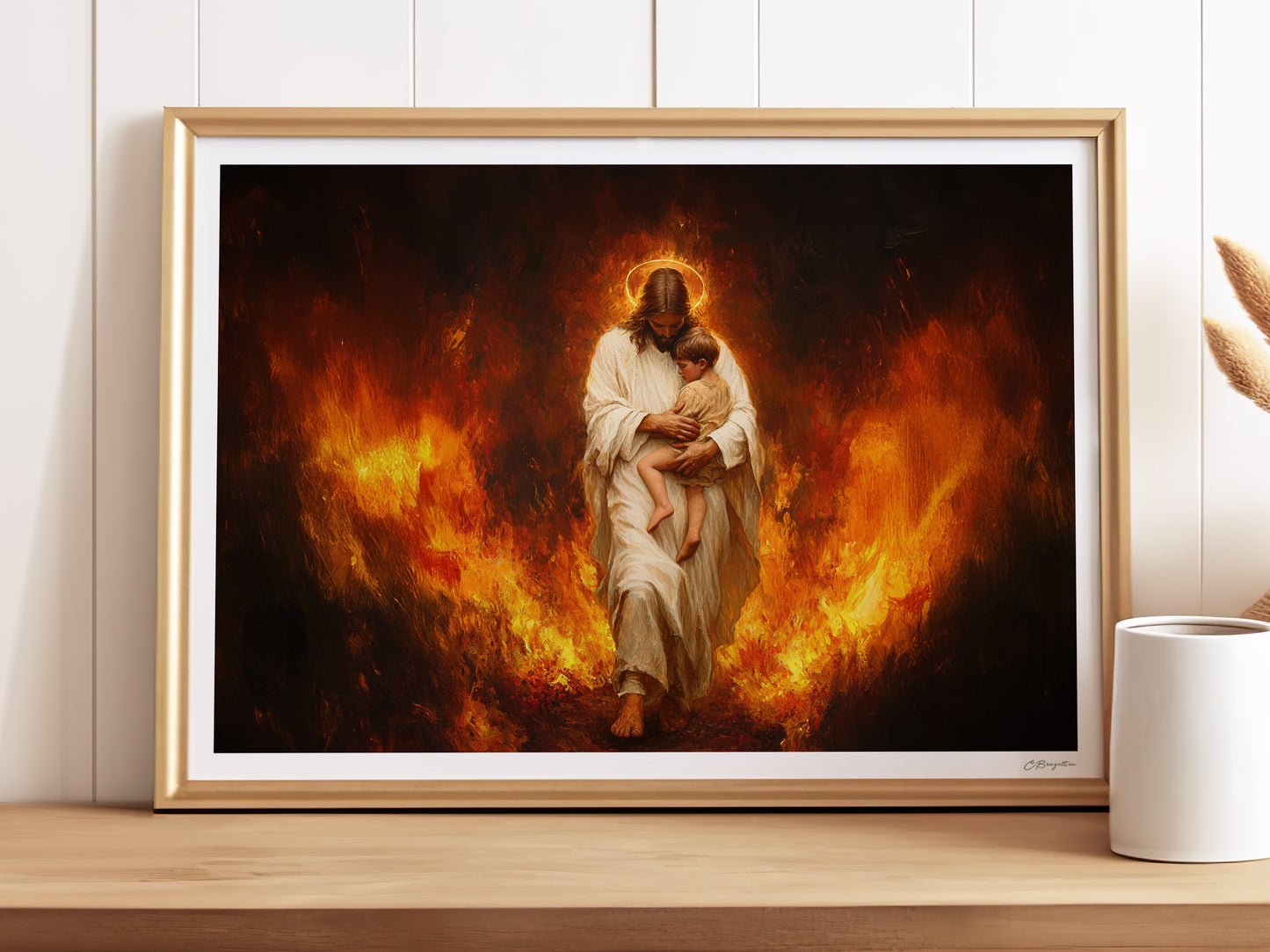 Faith in Fire | Signed Handmade Art Print