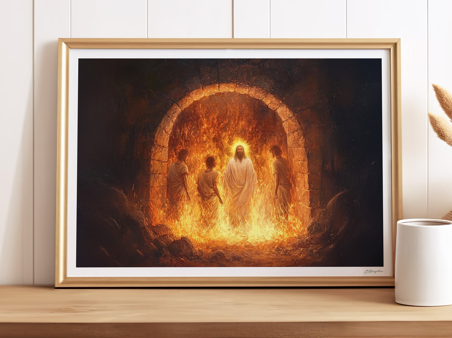 Faith Over Fire #2 | Signed Handmade Art Print