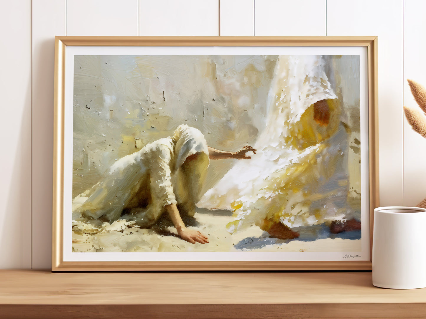 Faith in Him | Framed Art Print