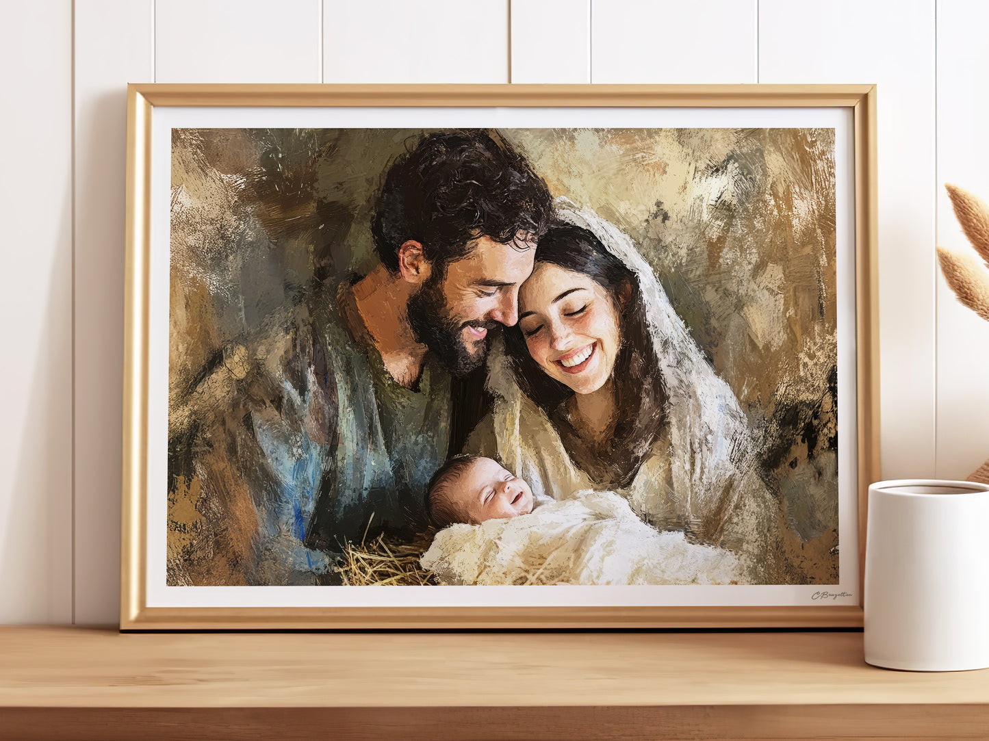 Holy Family | Signed Handmade Art Print