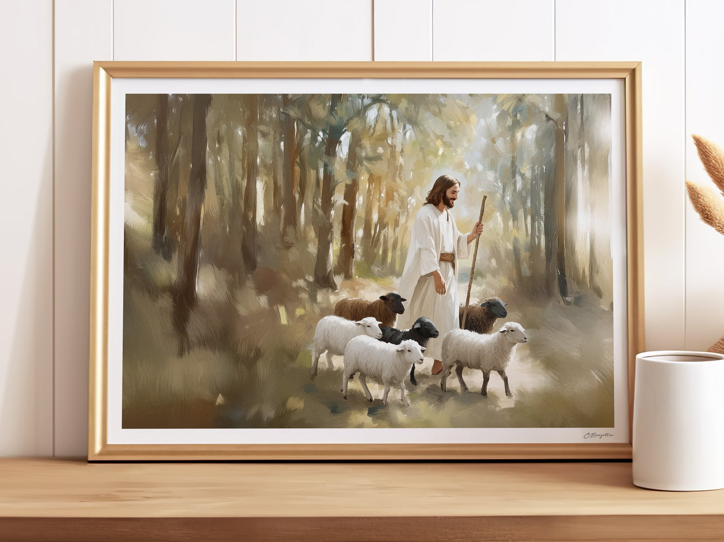 My Shepherd #2 | Signed Handmade Art Print