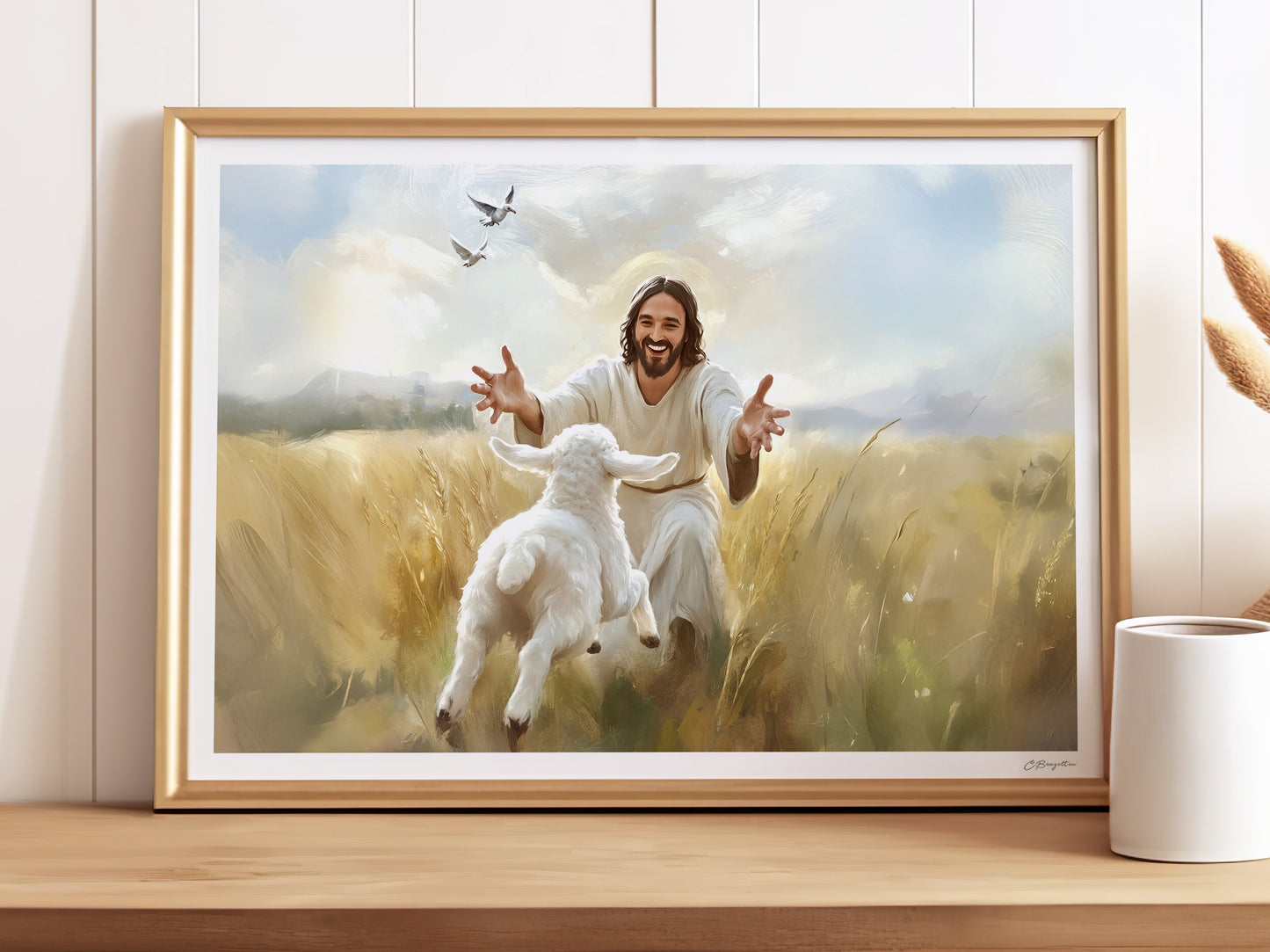 Rejoice with Me #2 | Signed Handmade Art Print