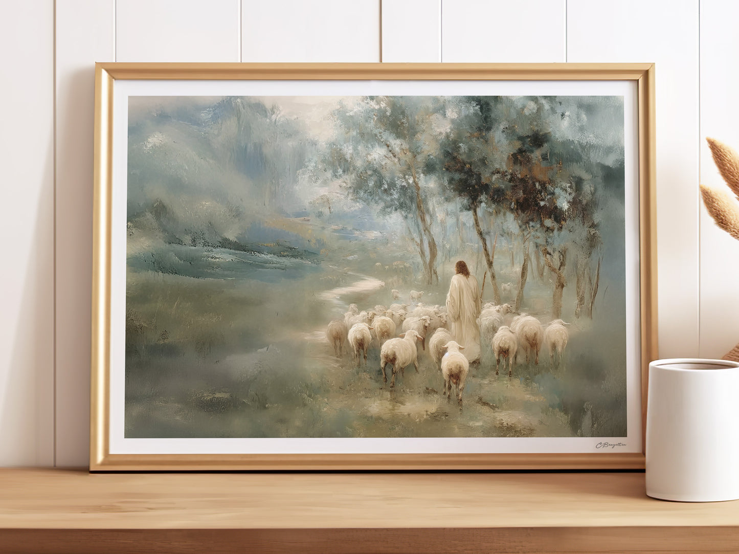 Safe in His Care #5 | Signed Handmade Art Print