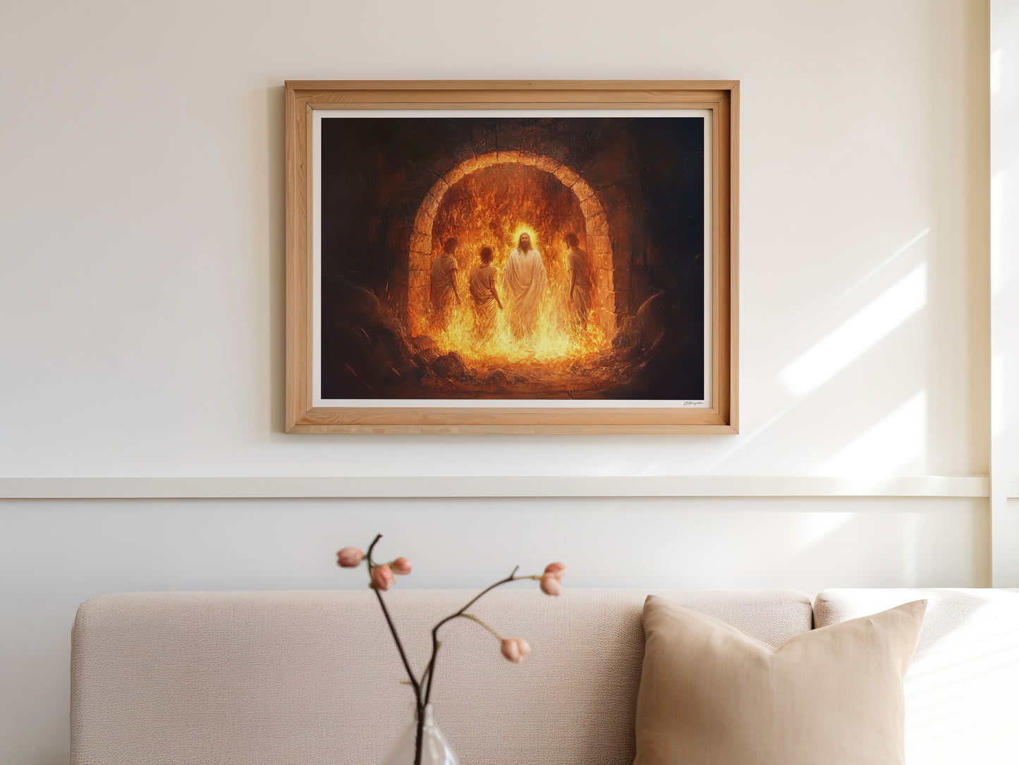 Faith Over Fire #2 | Signed Handmade Art Print