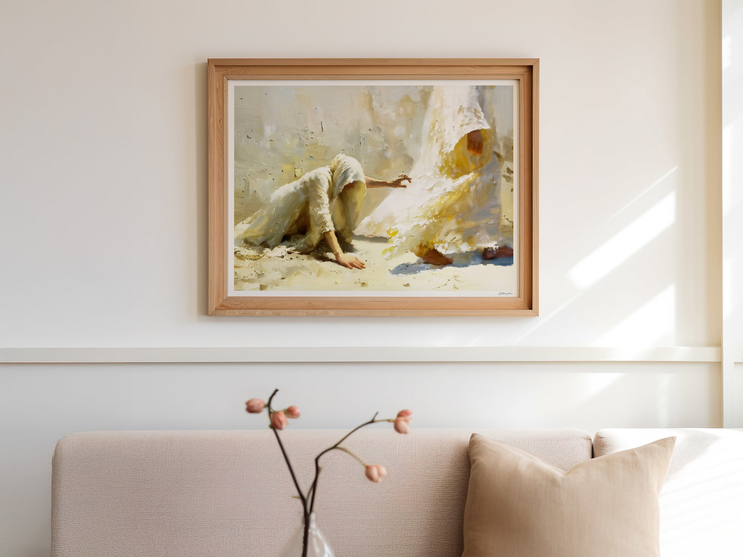 Faith in Him | Framed Art Print