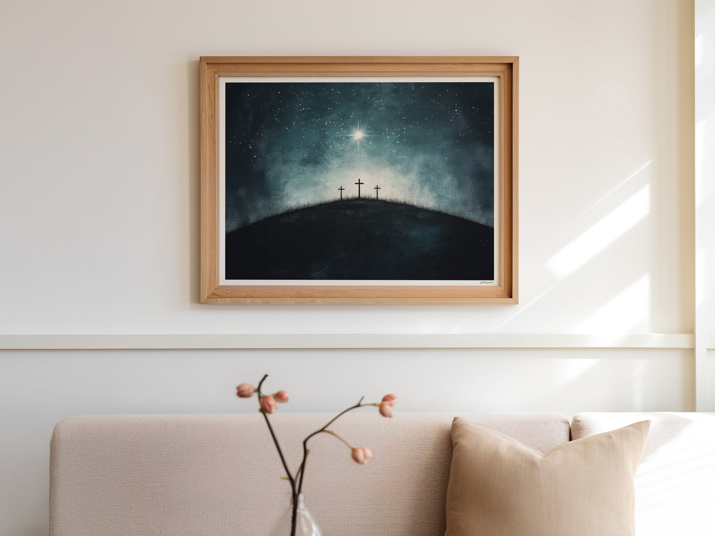 Heaven Came Down | Signed Handmade Art Print