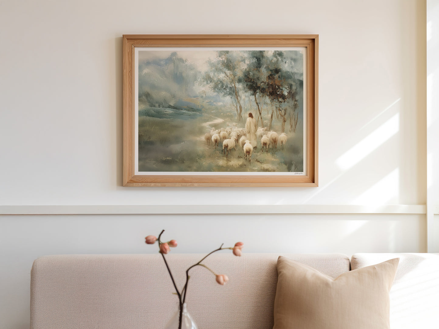 Safe in His Care #5 | Signed Handmade Art Print