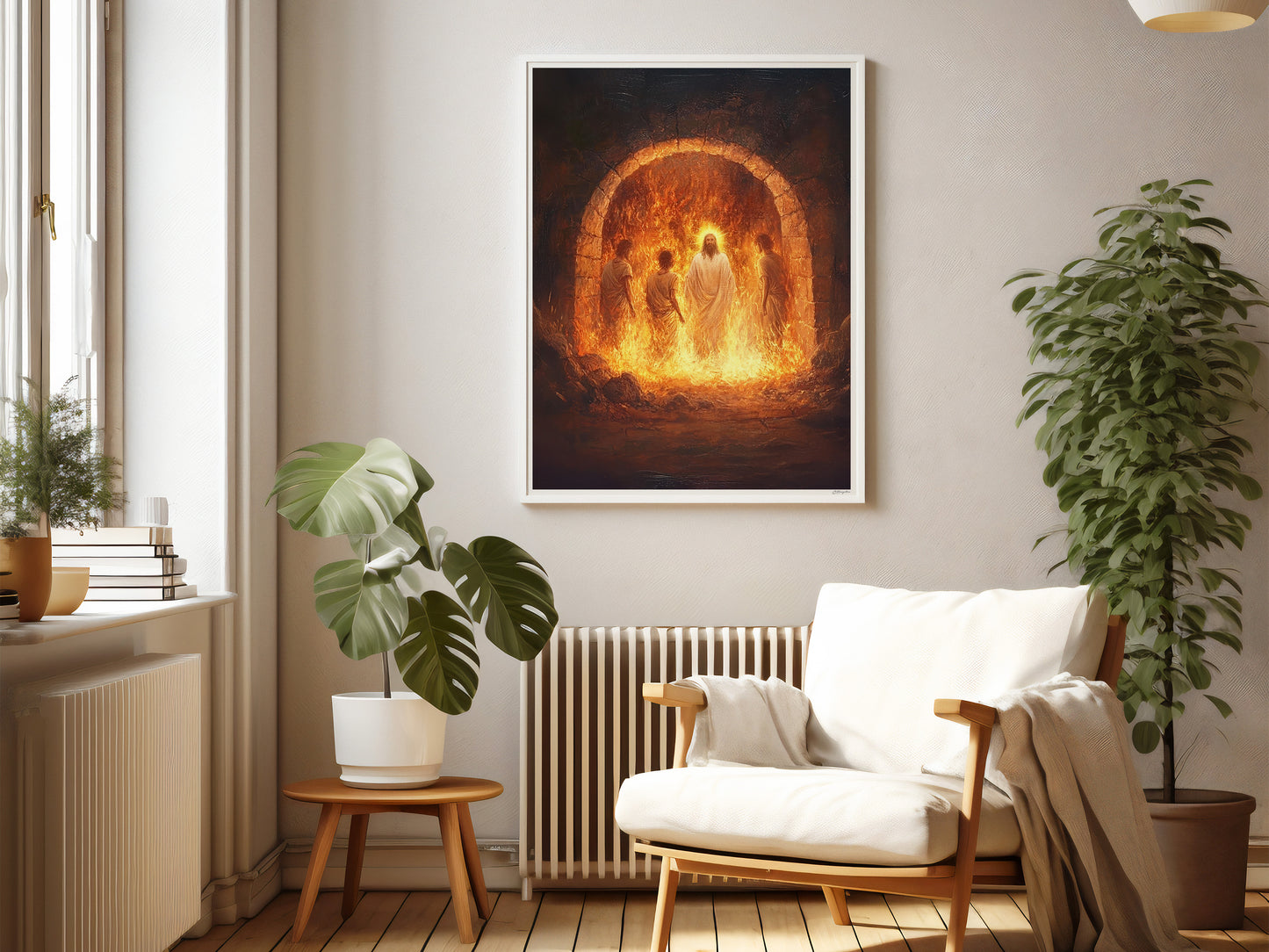 Faith Over Fire #2 | Signed Handmade Art Print