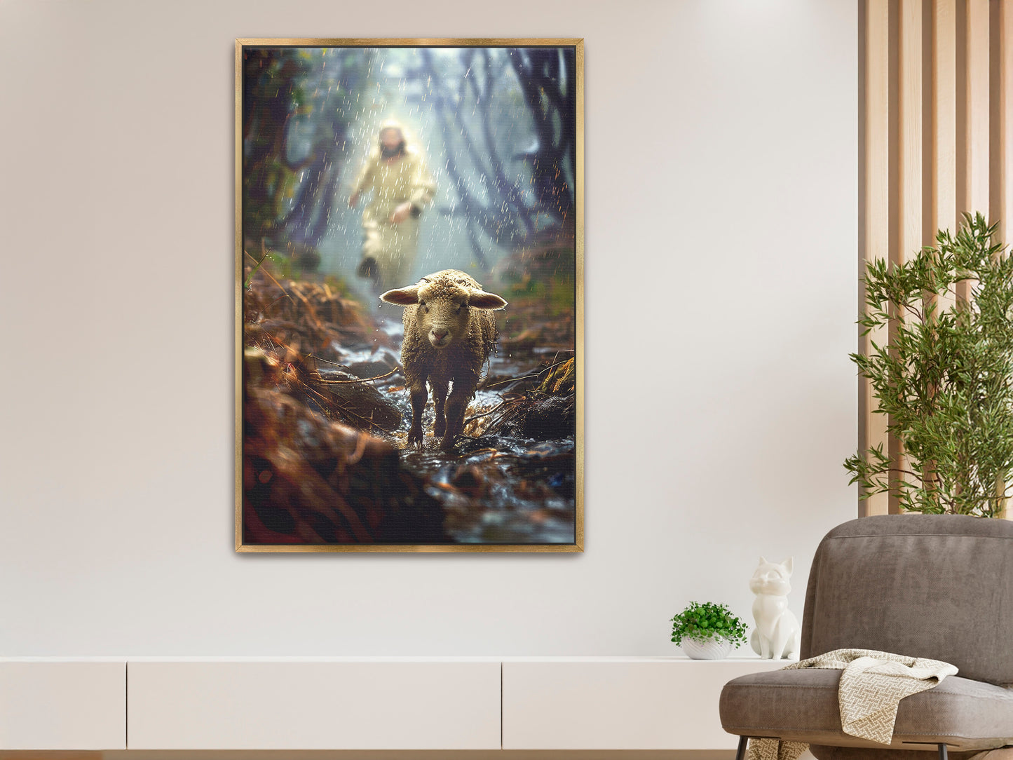 Shepherd in the Storm #2 | Canvas Artwork