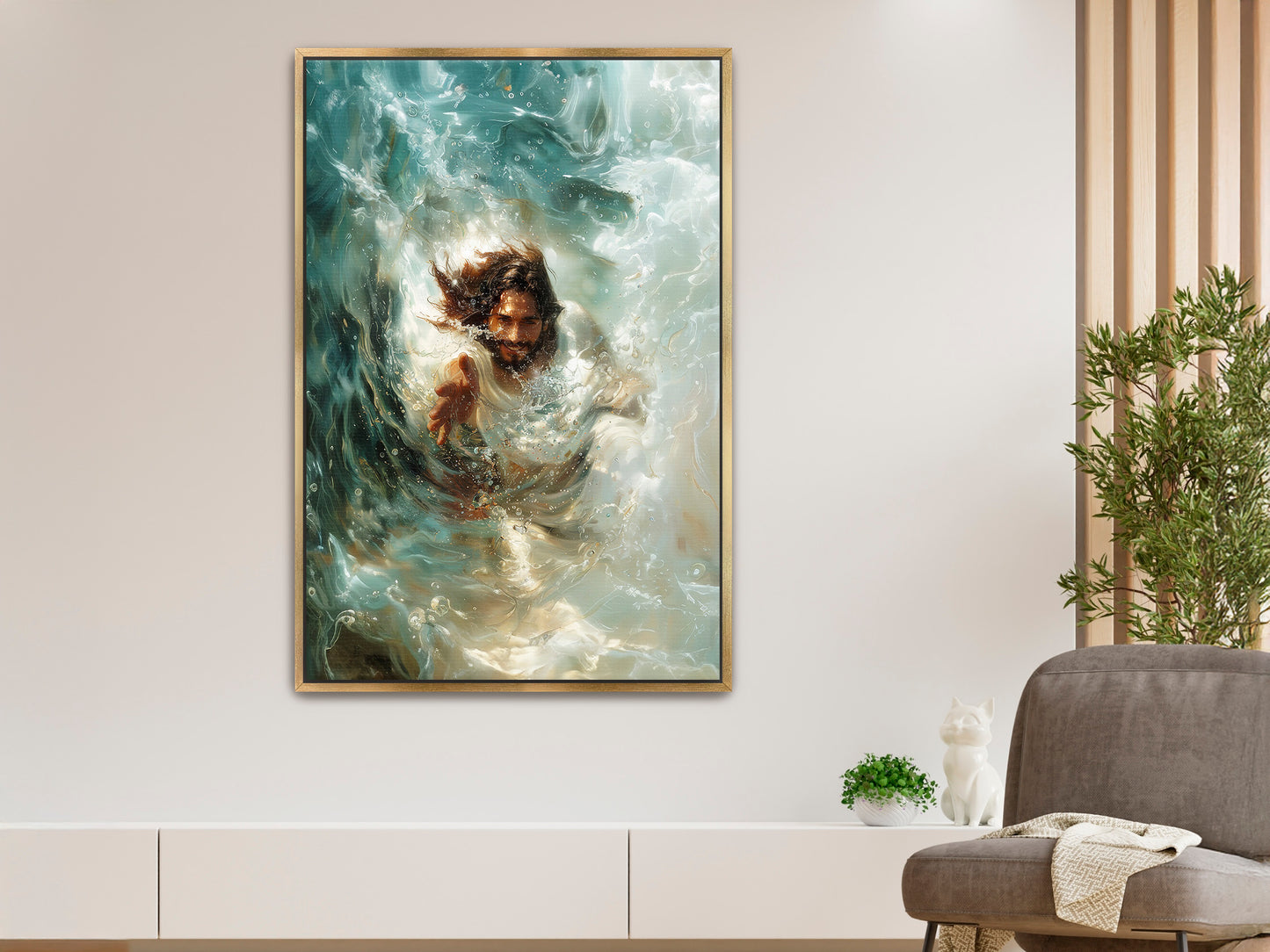 Jesus Saves | Canvas Artwork