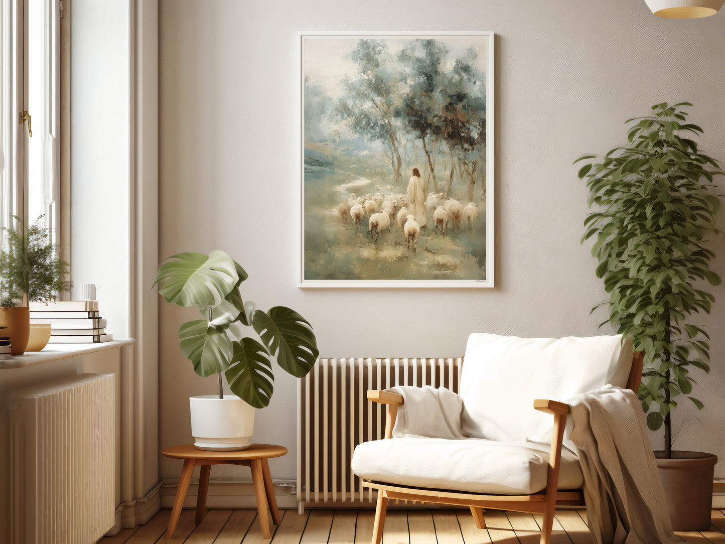 Safe in His Care #5 | Signed Handmade Art Print