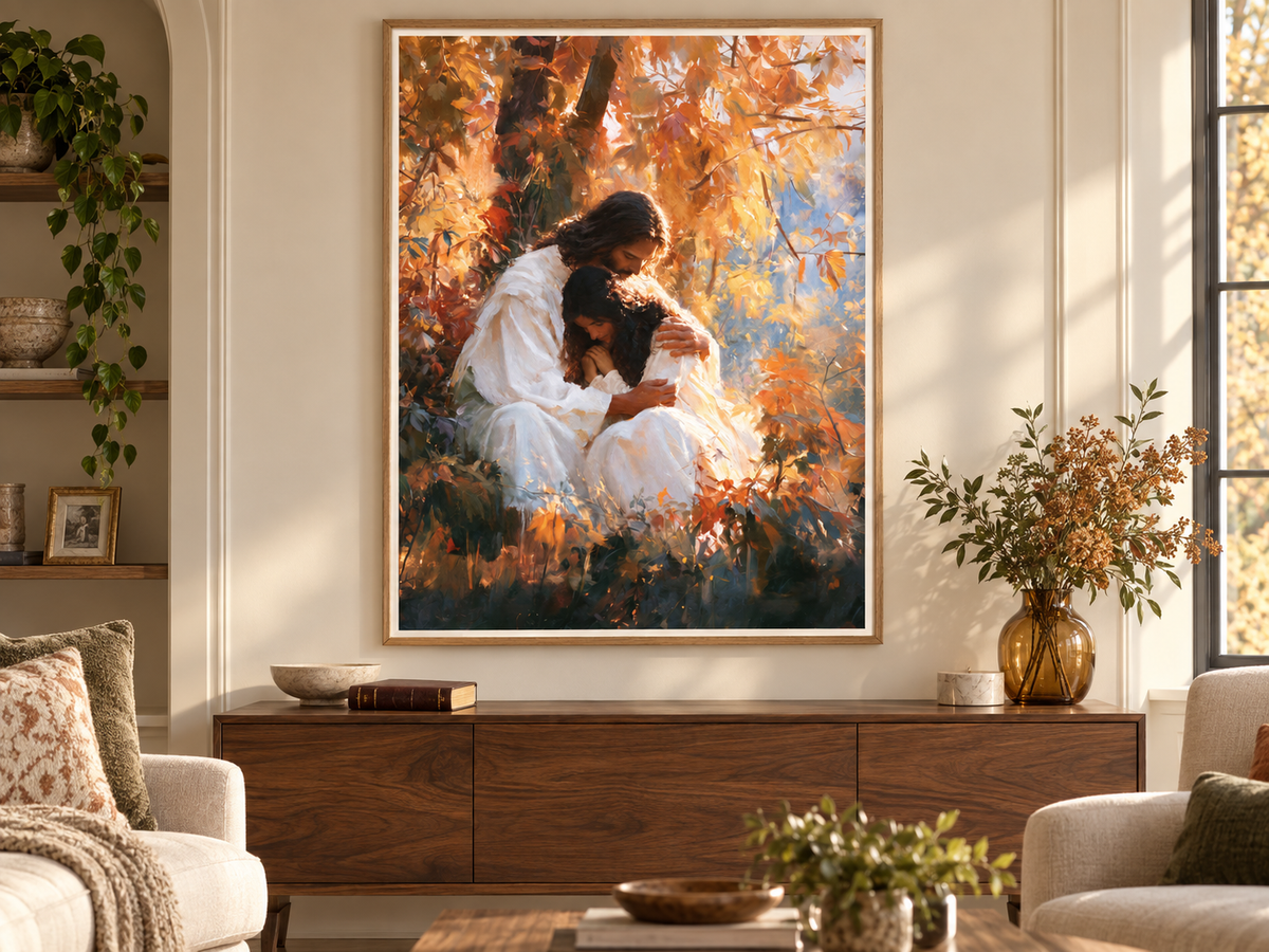 Peace in Christ #3 | Signed Handmade Art Print